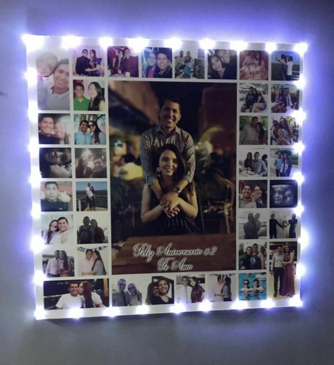 Collage con luces